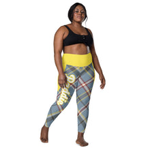 Load image into Gallery viewer, “Daisy Cloud” statement leggings with pockets