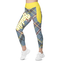 Load image into Gallery viewer, “Daisy Cloud” statement leggings with pockets