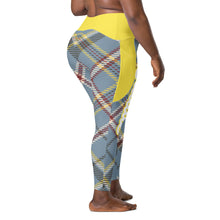 Load image into Gallery viewer, “Daisy Cloud” statement leggings with pockets
