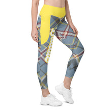 Load image into Gallery viewer, “Daisy Cloud” statement leggings with pockets