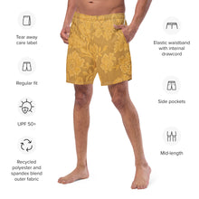 Load image into Gallery viewer, “10k Flowers” Men's swim trunks