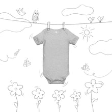 Load image into Gallery viewer, Baby short sleeve “Cherub Comedy Onesie”