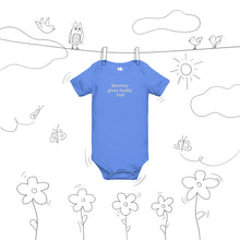 Load image into Gallery viewer, Baby short sleeve “Cherub Comedy Onesie”