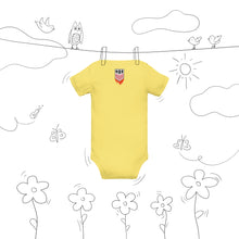 Load image into Gallery viewer, Baby short sleeve “Cherub Comedy Onesie”