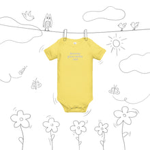 Load image into Gallery viewer, Baby short sleeve “Cherub Comedy Onesie”