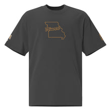 Load image into Gallery viewer, Oversized faded show me “State Flame Tee”