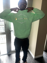 Load image into Gallery viewer, Legacy Mint Flame Hoodie
