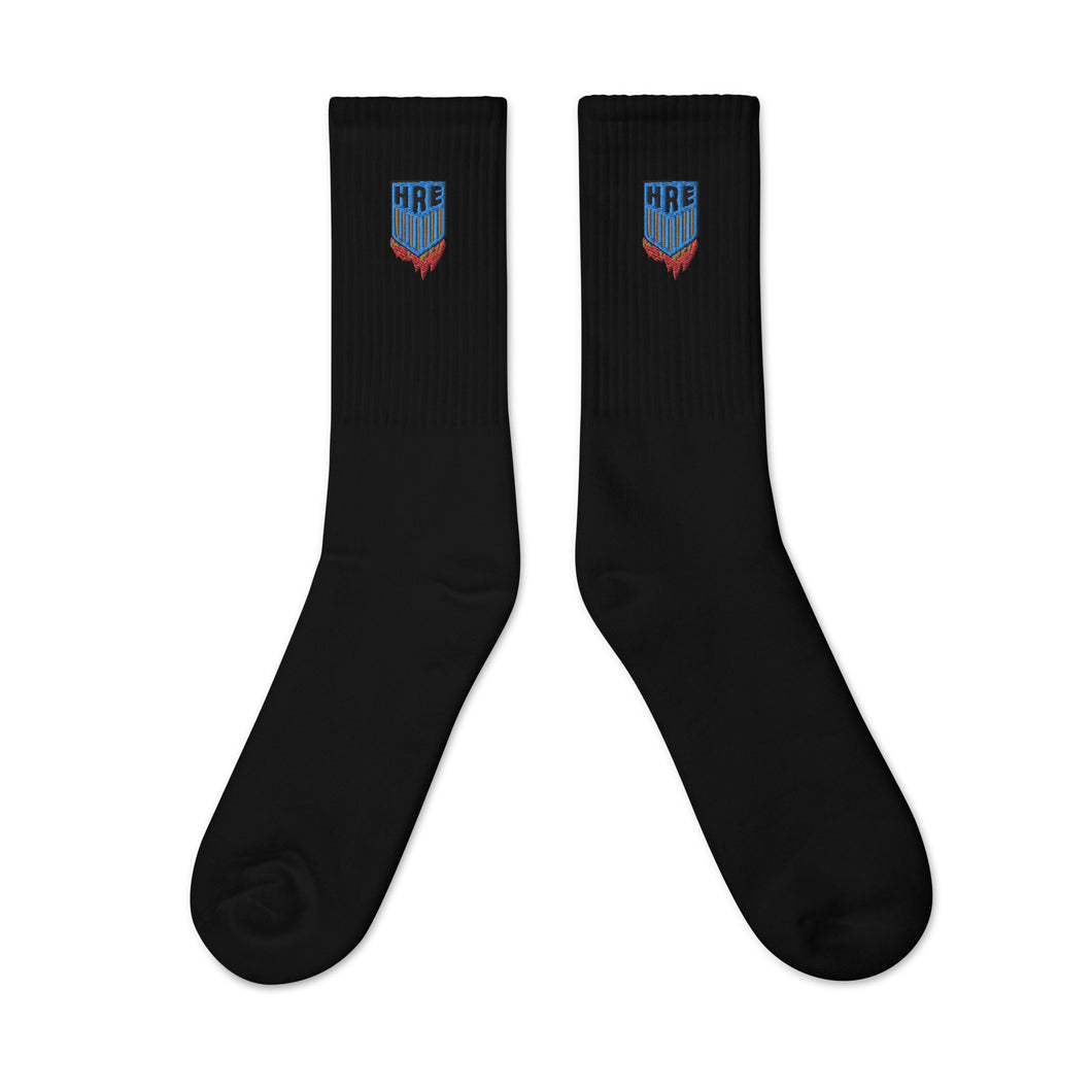 Embroidered “Fire flex” socks