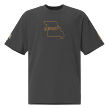 Load image into Gallery viewer, Oversized faded show me “State Flame Tee”
