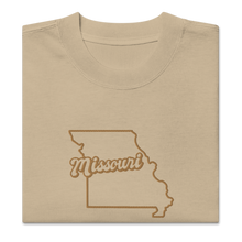 Load image into Gallery viewer, Oversized faded show me “State Flame Tee”
