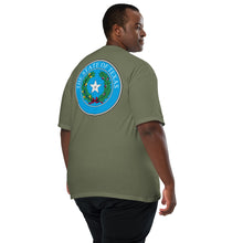 Load image into Gallery viewer, Garment-dyed heavyweight dirty south “State Flame Tee”
